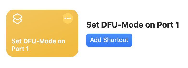 Add Shortcut
