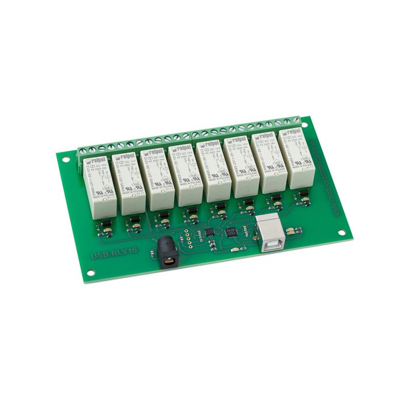 Devantech 8 Channel 16A USB Relay Module